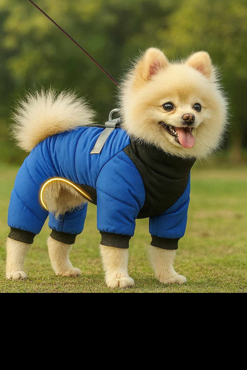 Doudoune Pour Chien - WarmJacketDog™ - Bleu - HIVER CHIEN