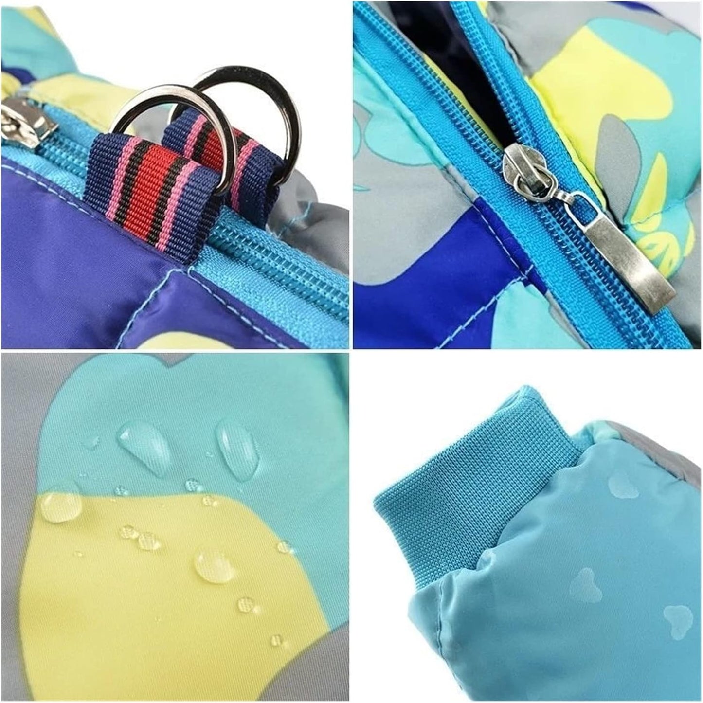 Doudoune pour Chien - WinterDogWarmJacket™ - Bleu Clair - HIVER CHIEN