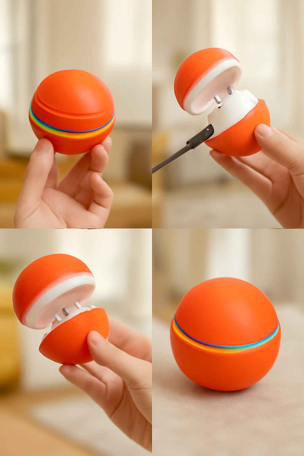 Balle de Jeu Interactive pour Chiens