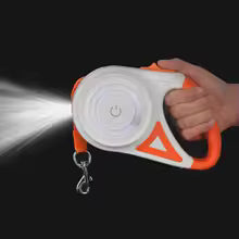 5M Automatic Dog Leash Retractable LED Luminous Leading Fashion Light Straps For Dog Puppy Pet Flexi Walking Running Lead