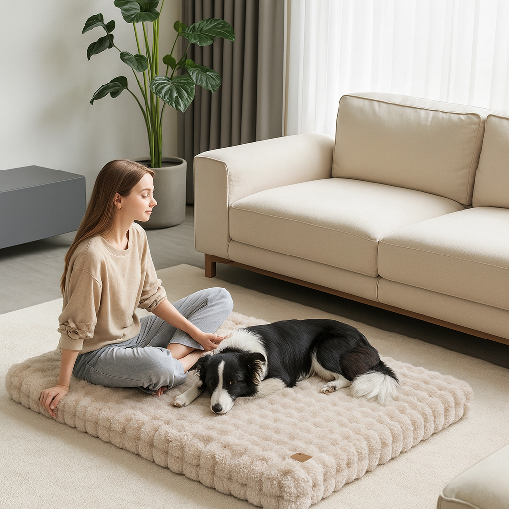 coussin moelleux pour chien