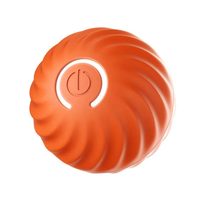 Balle de jouet interactive pour chien, rechargeable en USB, rotative et résistante à la mastication, idéale pour chiot et petit chien.