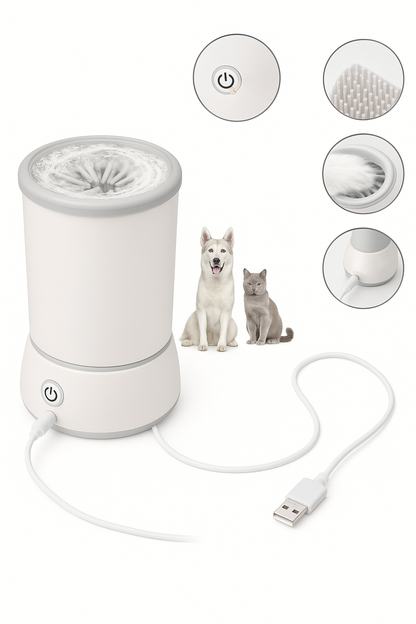 Nettoyeur automatique de pattes pour chien et chat