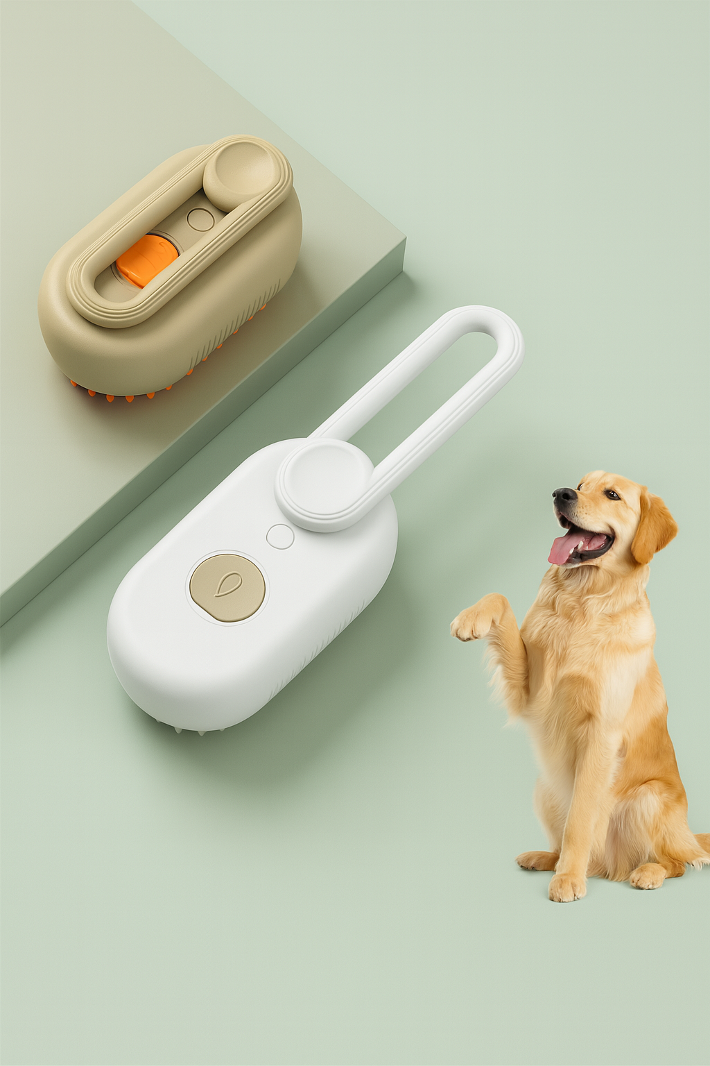 brosse vapeur chien