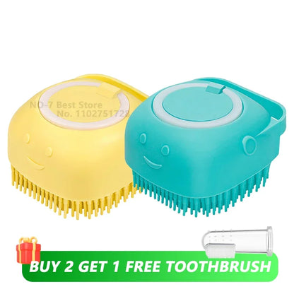 Brosse de Bain et de Massage pour Chien &amp; Chat