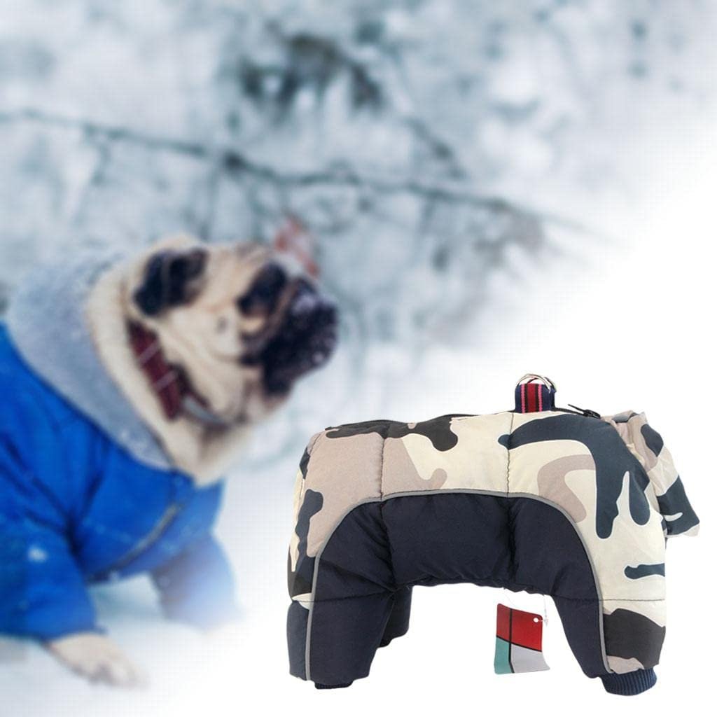 Doudoune Pour Chien - WarmJacketDog™ - Camouflage Gris - HIVER CHIEN