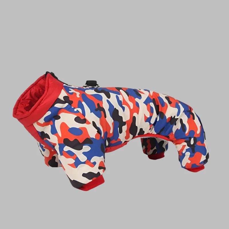 Doudoune Pour Chien - WarmJacketDog™ - Camouflage Rouge - HIVER CHIEN
