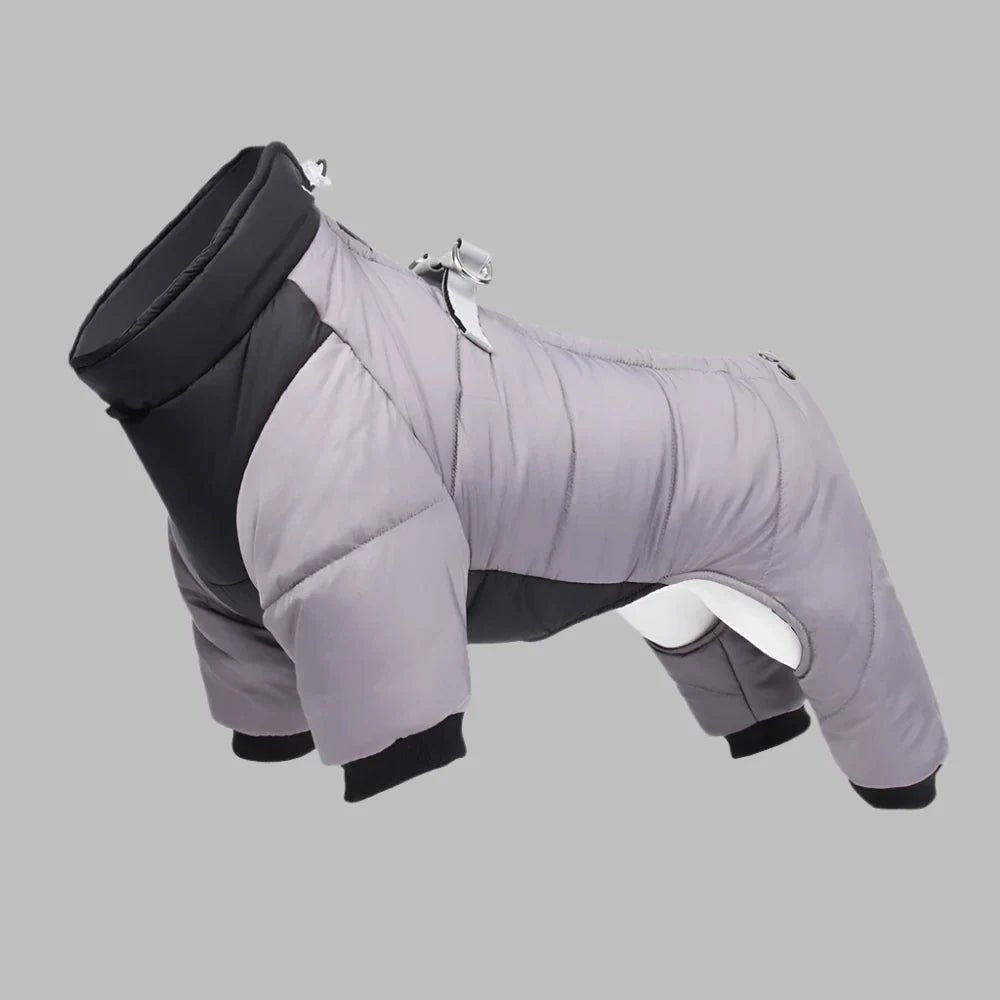 Doudoune Pour Chien - WarmJacketDog™ - Gris - HIVER CHIEN