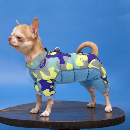 Doudoune pour Chien - WinterDogWarmJacket™ - Bleu Clair - HIVER CHIEN