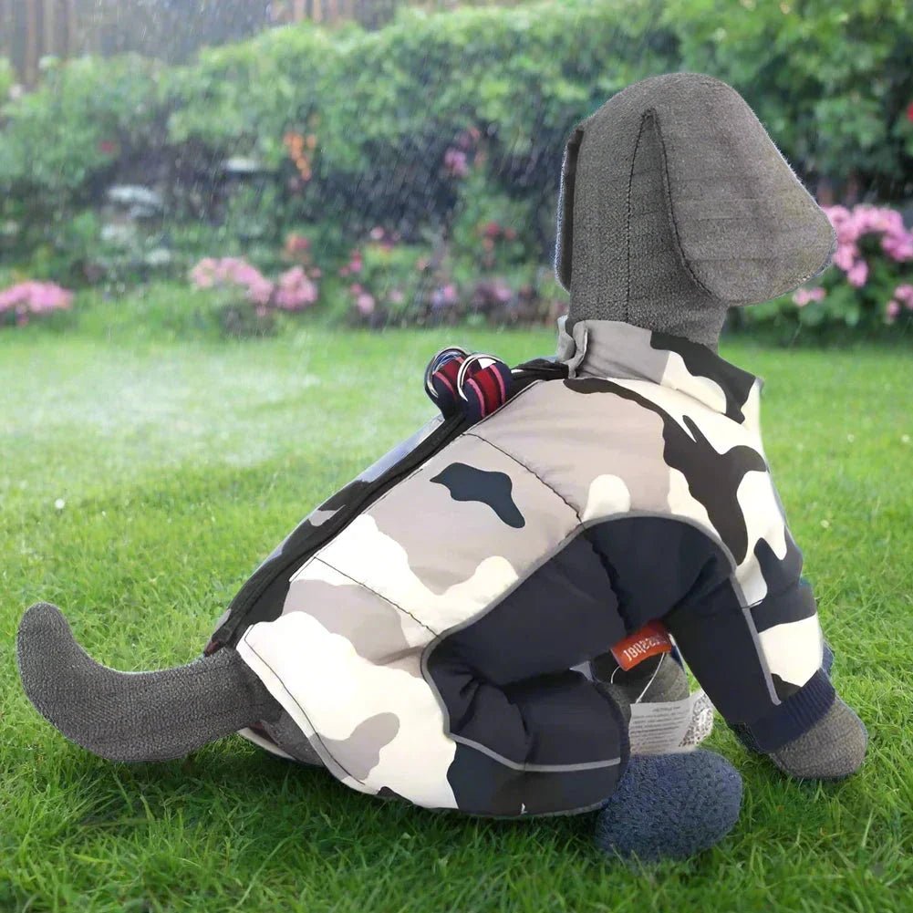 Doudoune pour Chien - WinterDogWarmJacket™ - Bleu foncé - HIVER CHIEN
