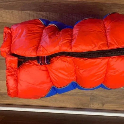 Doudoune pour Chien - WinterDogWarmJacket™ - Bleu Rouge - HIVER CHIEN