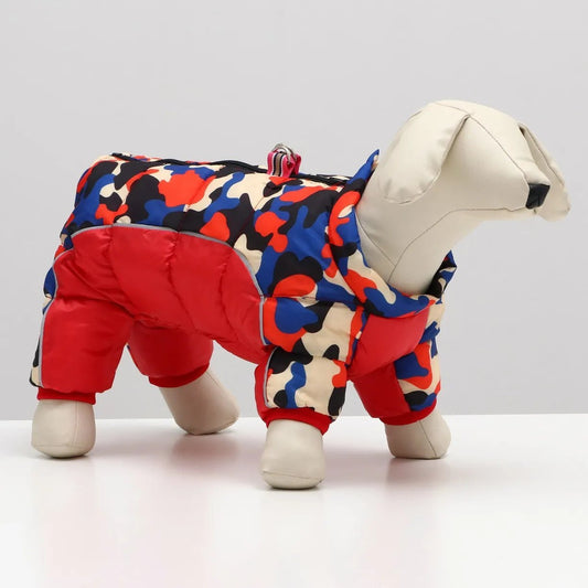 Doudoune pour Chien - WinterDogWarmJacket™ - Rouge - HIVER CHIEN