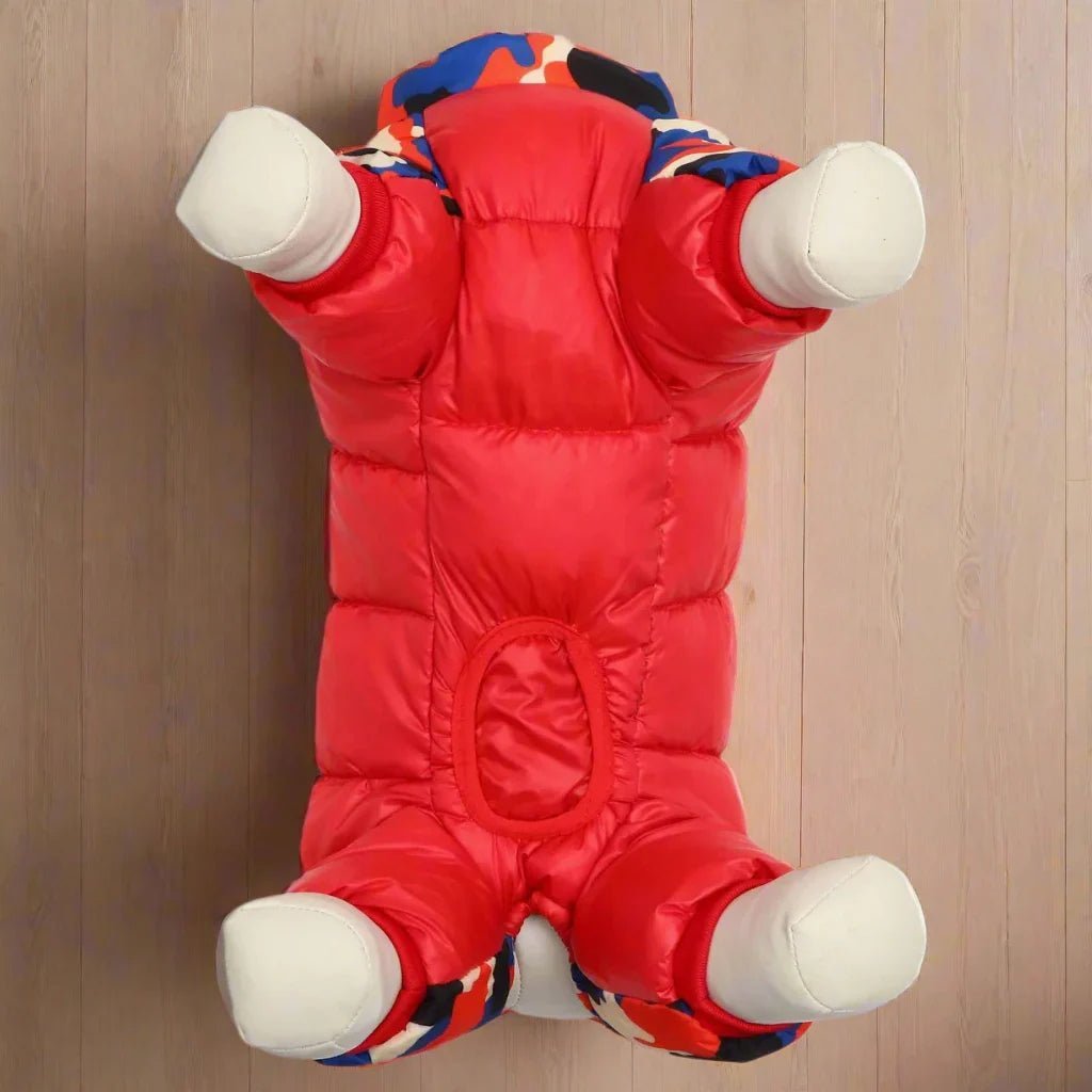Doudoune pour Chien - WinterDogWarmJacket™ - Rouge - HIVER CHIEN