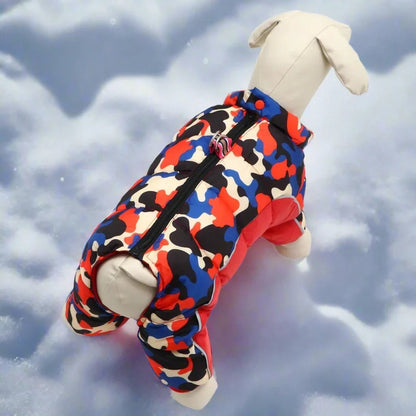 Doudoune pour Chien - WinterDogWarmJacket™ - Rouge - HIVER CHIEN