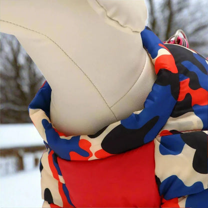 Doudoune pour Chien - WinterDogWarmJacket™ - Rouge - HIVER CHIEN