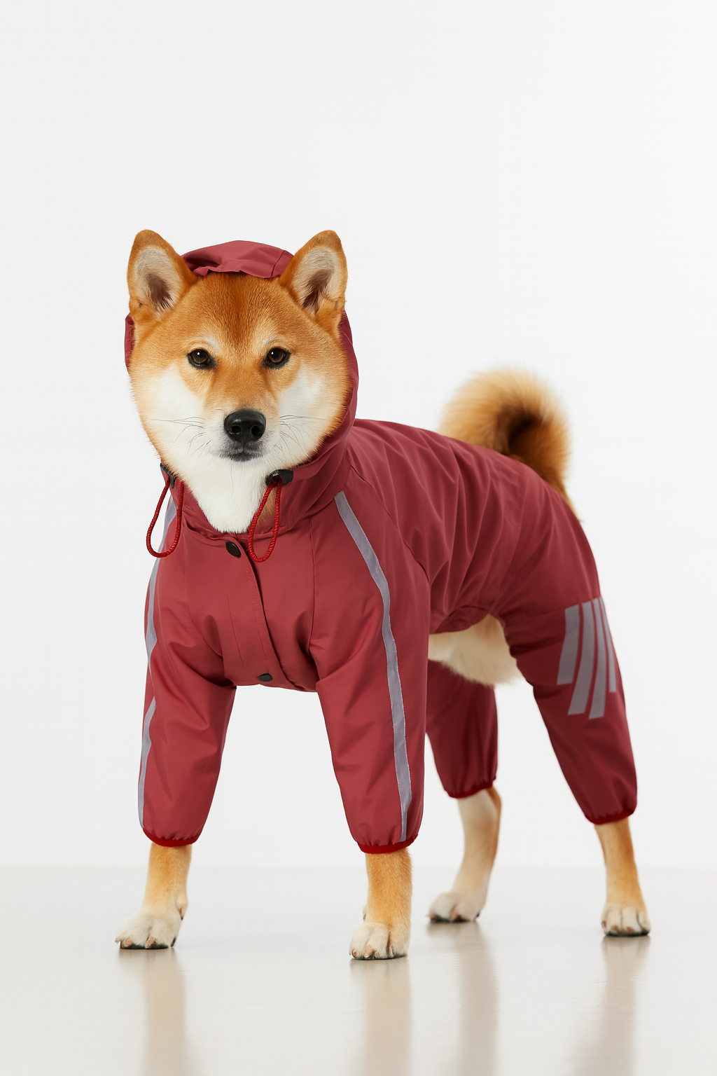 Imperméables pour Chiens - DogRaincoat™ - Rouge - HIVER CHIEN