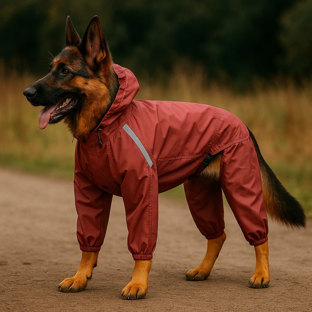 Imperméables pour Chiens - DogRaincoat™ - Rouge - HIVER CHIEN