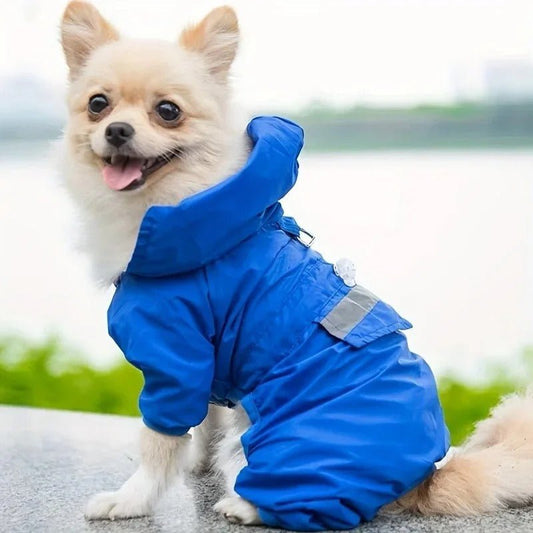 Manteau pour Chien - DogWaterproofCoat™ - Bleu - HIVER CHIEN
